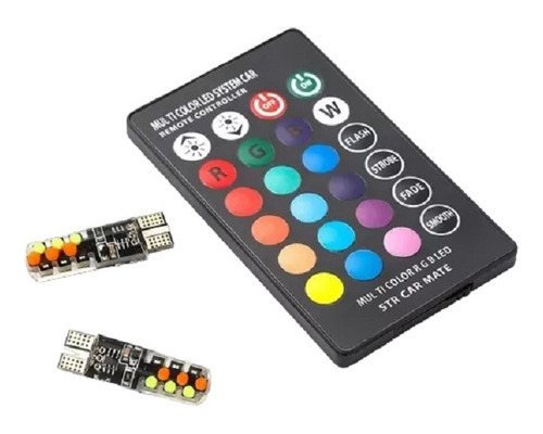 Lagrimas Luz Led Para Auto Universal Multicolor Cob T10 Cont