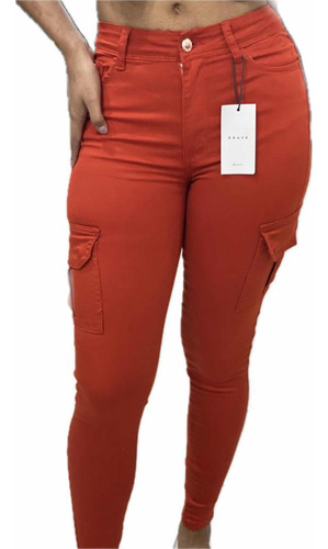 Pantalón Skinny Cargo Dama