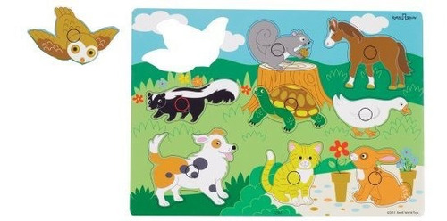 Puzzles De Madera Ryans Room Small World Toys - Animales