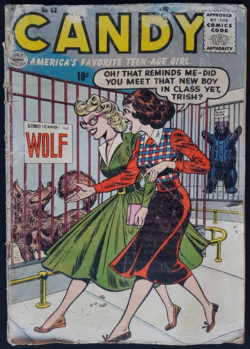 Antiguo Comic Candy. America´s Teen-age. N. 62  1956. 39372