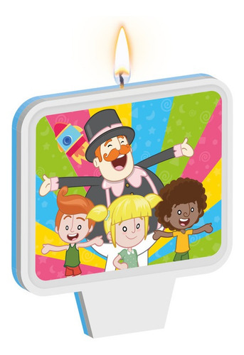 Imagem 2 de 4 de Kit Festa Mundo Bita Com Balões, Vela E Decoração!