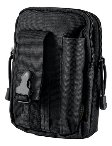 Bolso Táctico Para Cinturón Negro Truper 67021