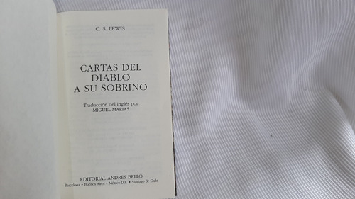 Imagen 3 de 6 de Cartas Del Diablo A Su Sobrino Lewis Clive Staples A Bello