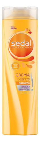 Shampoo Sedal Co-Creations Crema balance en botella de 340mL por 1 unidad