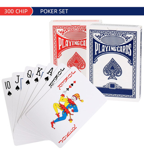 Juego De Fichas De Poquer Para Texas Holdem, Blackjack, T...