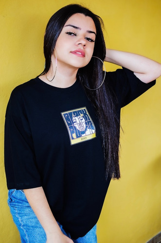 Imagem 1 de 4 de Camiseta T-shirt Black Power Girl Zero Lifestyle