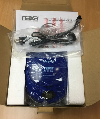 Imagen 5 de 7 de Reproductor Naxa Mp3/cd Portatil Con Radio Am/fm Stereo