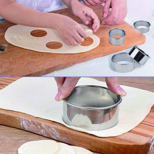 Set De Cortador De Galletas Redondo De 12 Piezas, Círculo