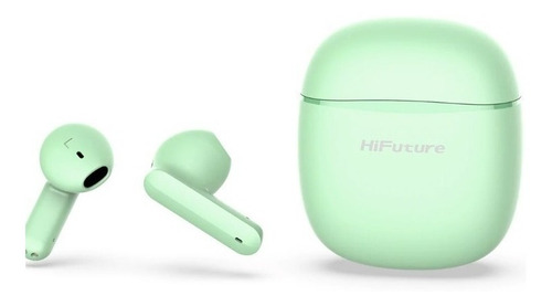 Auriculares in-ear inalámbricos HiFuture TWS ColorBuds verde con luz LED