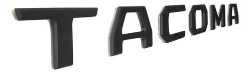 Emblema Toyota Tacoma Letras 3d Tapa Trasera Del 16-23
