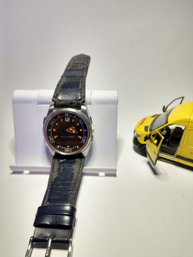 Reloj Sony Ericsson Original Leer Descripción Negro Piel Azul Plateado (Usado)