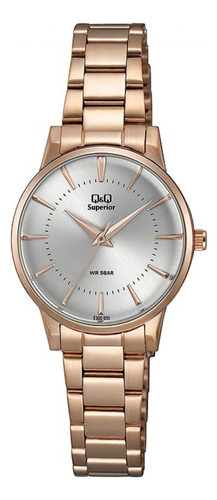 Reloj Para Mujer Q&q Superior S399j011y Oro Rosa