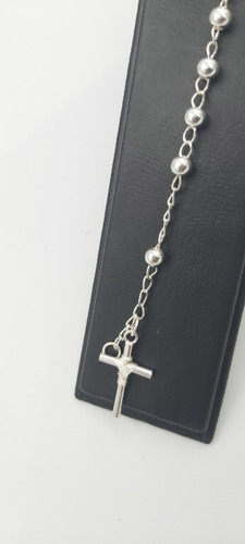 Pulso Pulsera De Plata Fina 925 Decenario Misterio Unisex
