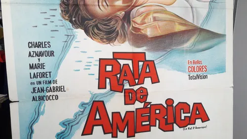 Afiche Cine Poster Jean-gabriel Albicocco Rat D'amérique