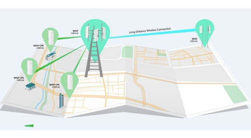 Access Point Para Exteriores 5ghz 300mbps, Tp-link Cpe510