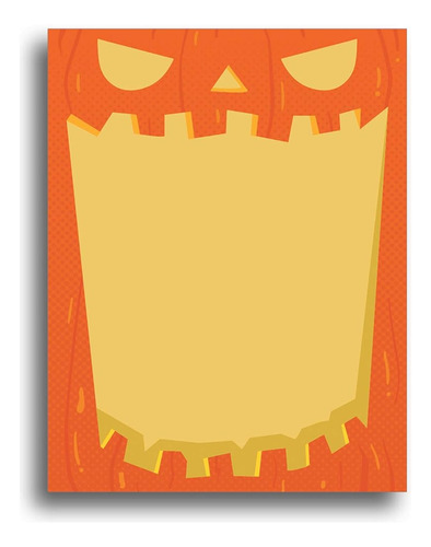 Jack-o-lantern Halloween Papel De Papelería De Otoño - 80 Ho
