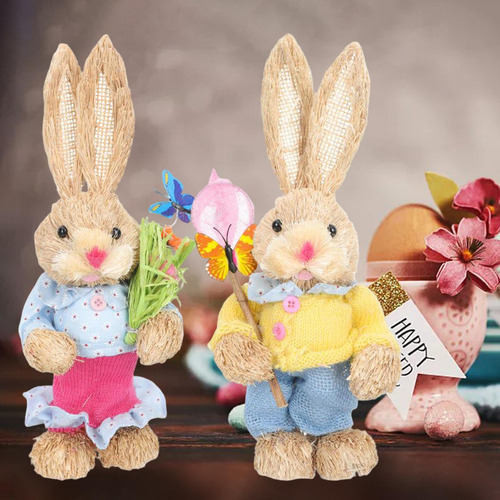 6 X Decoración De De Pascua, Accesorios Para Fotos, Estatua