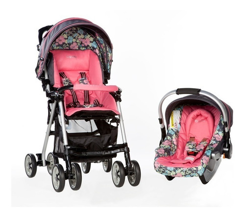 Coche Capella Colibri Con Portabebe Pink