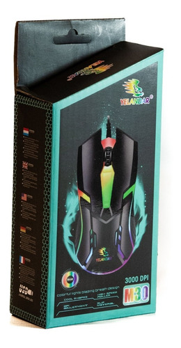 Mouse M30 Rgb Óptico Con Cable Usb