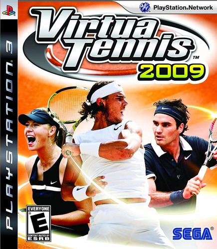 Virtua Tennis 2009 Ps3 Usado Mídia Física Completo