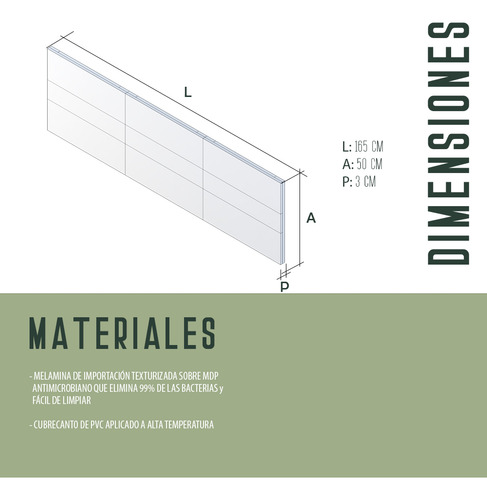 Cabecera Matrimonial De Pared Minimalista Con Carrara Negro Color Escandinavo Texturizado / Carrara