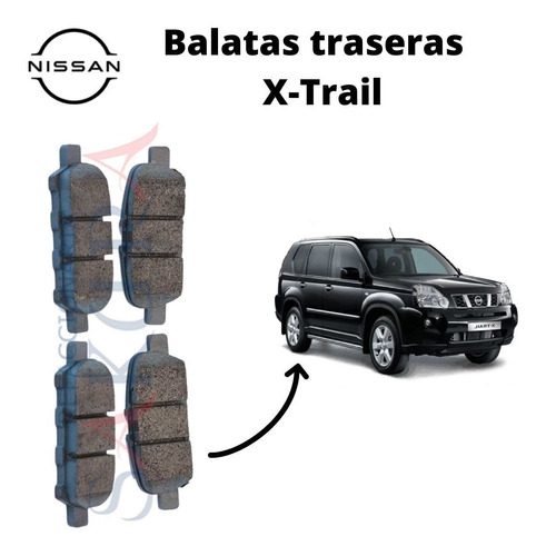 Balatas Traseras X-trail 2011 Nissan Ceramica