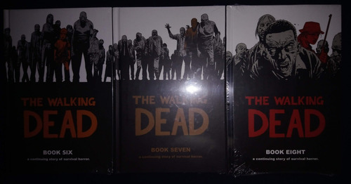 Walking Dead Hc 6, 7 Y 8 Portada Dura En Inglés ... 