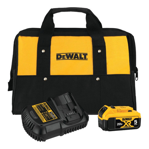 Combo Batería 20v Max 5ah Cargador Y Maletin Dewalt Dcb205ck