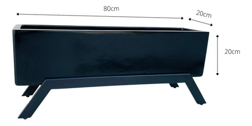 Maceta Rectangular Con Base