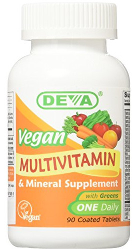 Nutrición De La Deva Vitaminas Vegan Tablas Diarias Tvp59