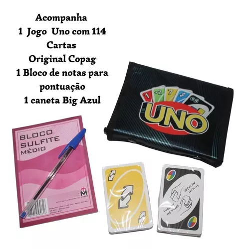 Jogo De Cartas Uno Original Copag Mattel 114 Cartas - Deck de