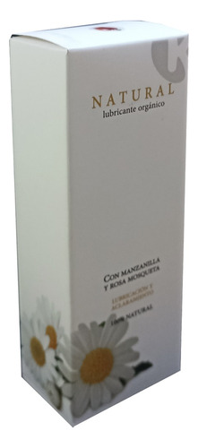 Lubricante Orgánico Natural Cn Manzanilla Rosa Mosqueta 60ml