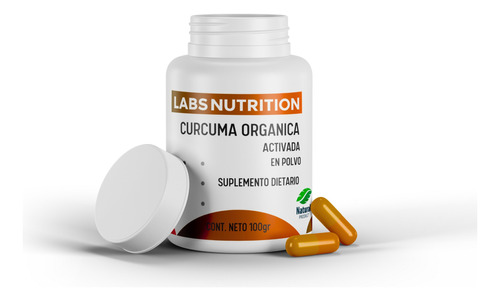 Curcuma Organica Activada X 60 Capsulas