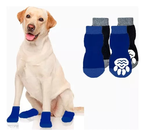 Setx2 Medias Antideslizantes Mascotas Razas Grandes L Xl Xxl