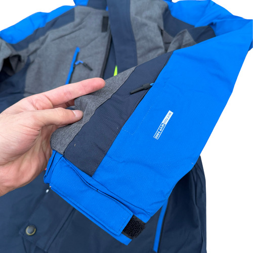 Campera De Nieve Hombre Mujer Unisex Impermeable Abrigada Azul 2xl Impermeable