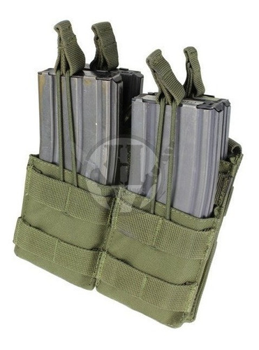 Porta Cargador Mag M4 Verde Od X4 Molle Rbn Tactical Airsoft