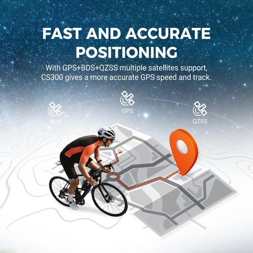 Computadora De Bicicleta Gps Inalámbrica Con Pantalla Lcd