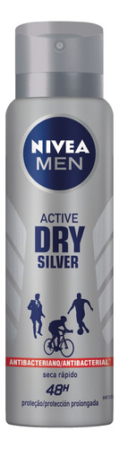 Antitranspirante em aerossol Nivea Men Antibacteriano Silver Protect 150 ml