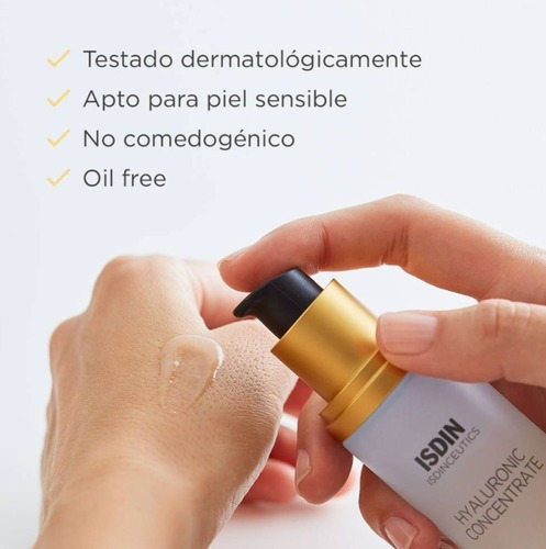 Imagen 5 de 10 de Isdinceutics Serum Hyaluronic Concentrate Ácido Hialurónico