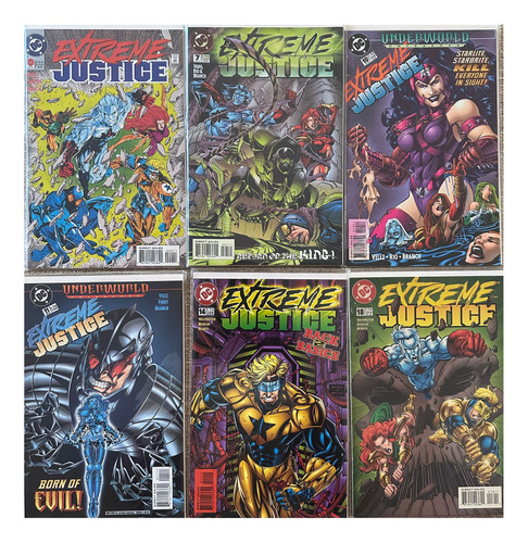 Lote Extreme Justice (1995) X 9. Dc. Ingles.