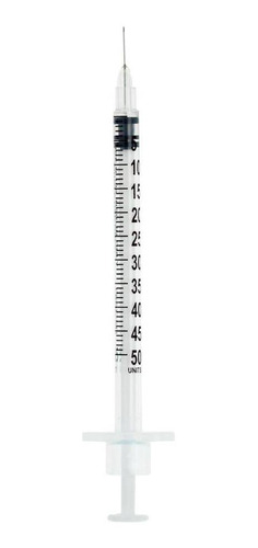 Imagem 6 de 8 de Seringa De Insulina 0,5ml Com Agulha Fixa 0,30mmx8mm Blister