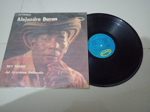 Rey Negro Del Acordeón Lp Alejandro Duran 