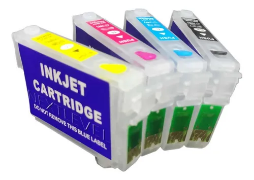 Kit 4 Cartuchos Recargables Cx5900 Cx6900f Cx7300 Cx8300