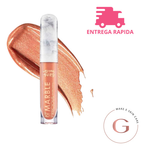 Gloss Bt Gloss Marble Precious Bruna Tavares Topaz 4,5ml Topaz