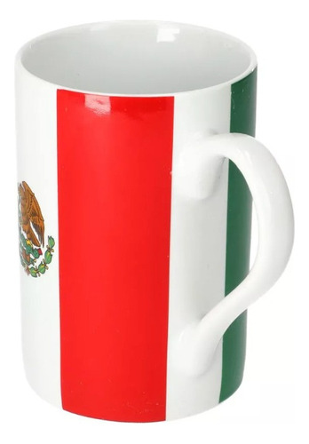 Taza Tarro De Café Y Te Bandera De Mexico | Ko-340 Color Multicolor