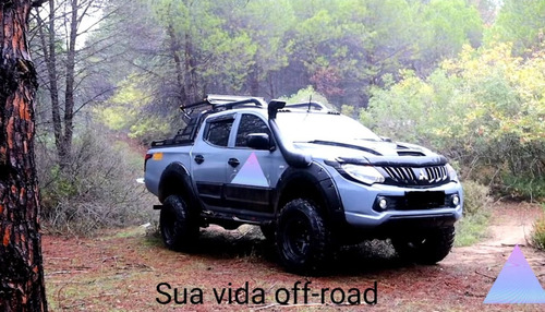 Kit Eleva 2cm Cabine E Caçamba L-200 Savana Outdoor De Pneu