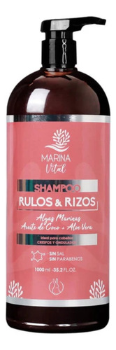Pack Shampoo 1000 + Mascara 500ml Rulos Y Rizos Marina Vital