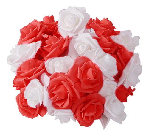 Led Rose Flower Fairy String Light Foam Rose Fairy Lights