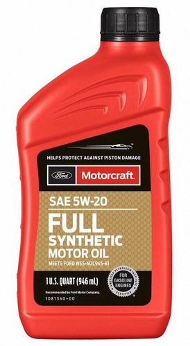 Aceite Full Sintetico 5w-20 Ford Motorcraft