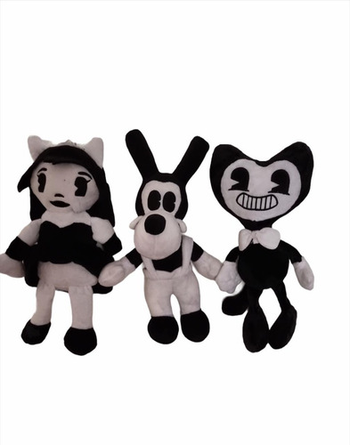 Imagen 1 de 1 de Peluches Bendy Boris Y Alice Importado Felpa Pack X3